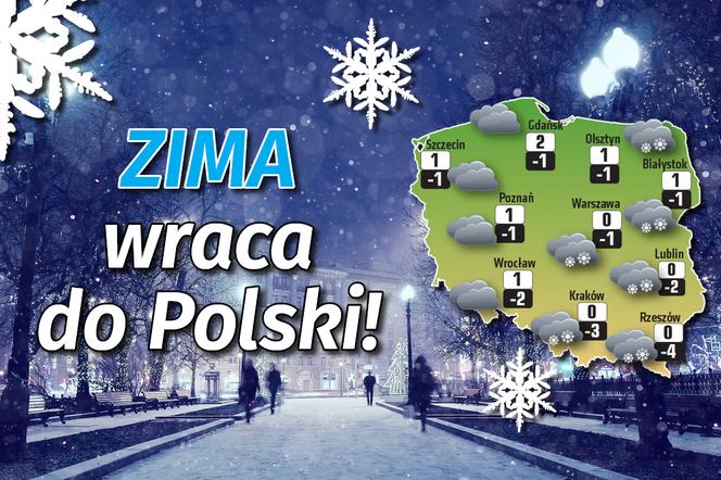 Pogoda. Zima wraca do Polski!