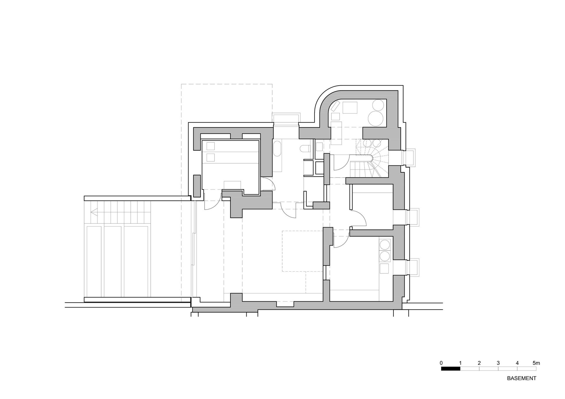 Przebudowa domu projektu Romualda Gutta - rzuty