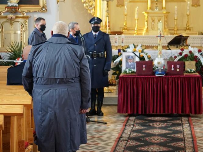 Pogrzeb Marka Swędraka z Komendy Stołecznej Policji