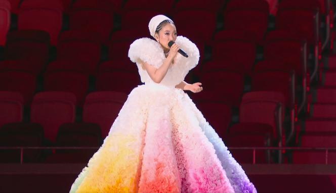 Defilada Polaków podczas ceremonii otwarcia Tokio 2020