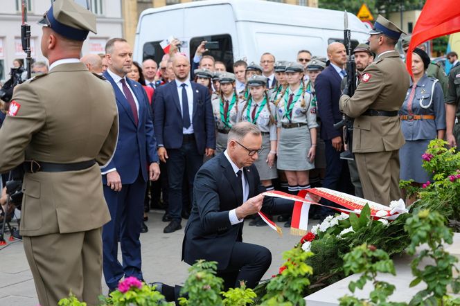 Andrzej Duda i Karol Nawrocki uczcili pamięć powstańców na Woli