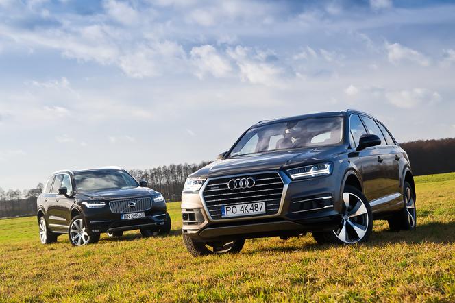 TEST Audi Q7 3.0 TDI quattro vs. Volvo XC90 D5 Inscription: giganci w klasie SUV