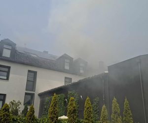 Pożar hotelu Senator w Starachowicach
