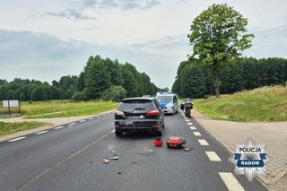 Tragiczny wypadek motocyklisty pod Radomiem. 77-latek walczy o życie!