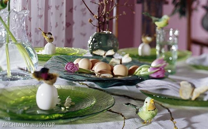 Dekoracja z jaj na Wielkanoc