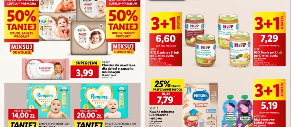 Gazetka Lidl pampersy