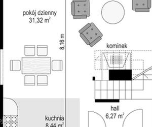 Projekt domu D03 Grześ Drewniany