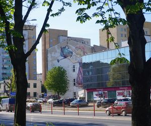 Mural Dziewczynka z konewką