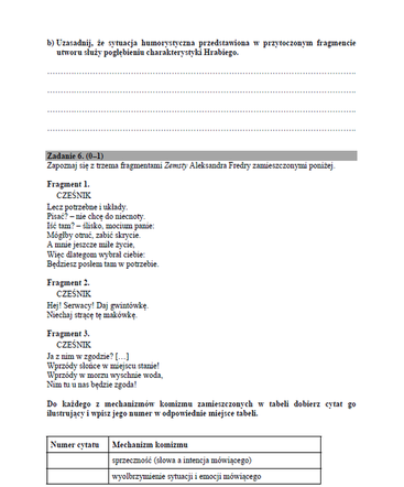 Matura poprawkowa 2019 - POLSKI [ARKUSZE CKE, ZADANIA, ODPOWIEDZI]
