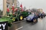 Strajk rolników w centrum Zielonej Góry. Przedsiębiorcy wyjechali na ulice 