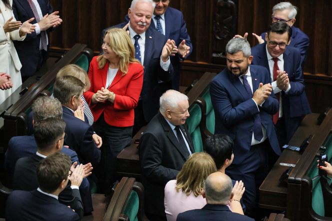 Jarosław Kaczyński w Sejmie