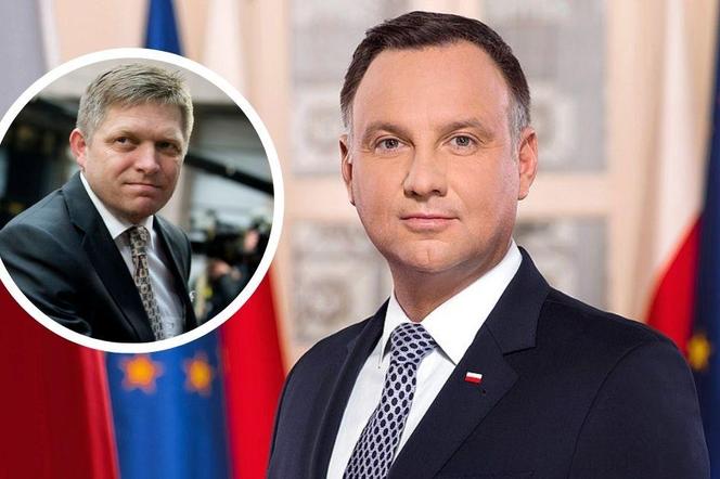 Andrzej Duda zabrał głos w sprawie próby zabojstwa premiera Słowacji