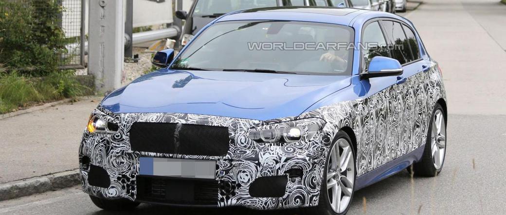 BMW Serii 1 po liftingu - zdjęcia szpiegowskie
