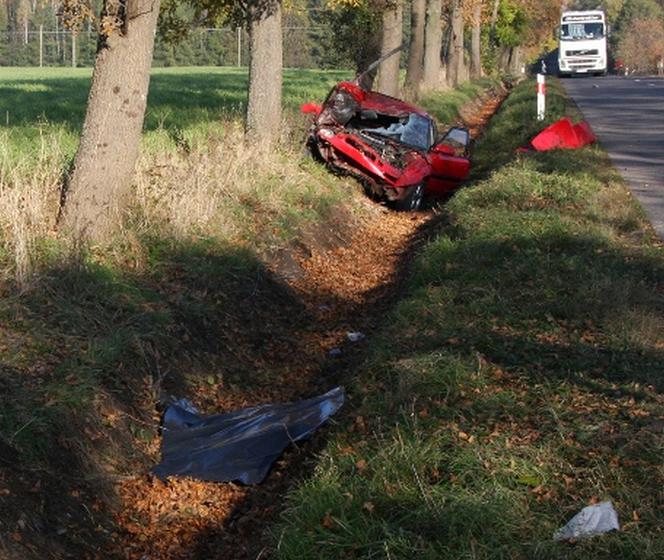 Wypadek pod Sokołowem Podlaskim. Zginął Dariusz L. z Lebiedzi i Piotr I. ze Sterdyni