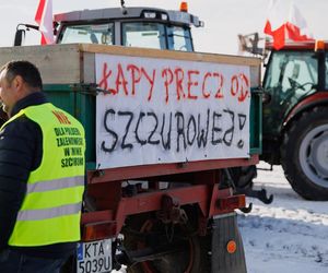 Protest przeciw budowie zbiornika w Szczurowej