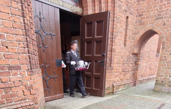 Pogrzeb Grzegorza G., który zginął w Nowem