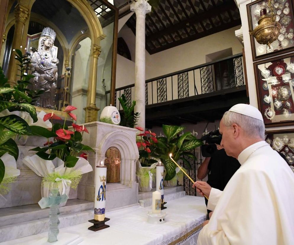 Papież w sanktuarium Mentorella