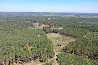 Ruiny byłej fabryki amunicji DAG podczas II wojny światowej w Lubuskiem