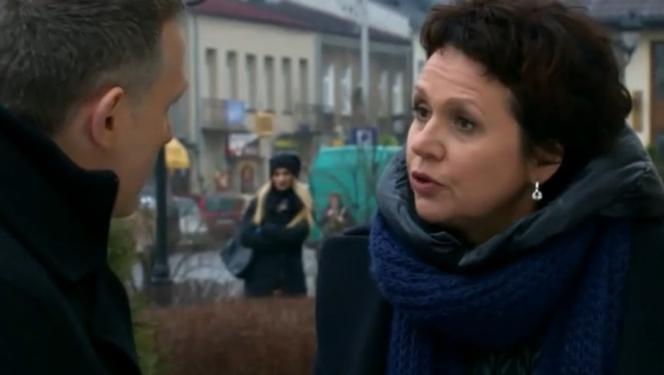 M jak miłość odc. 1130. Artur (Robert Moskwa), Marysia (Małgorzata Pieńkowska)