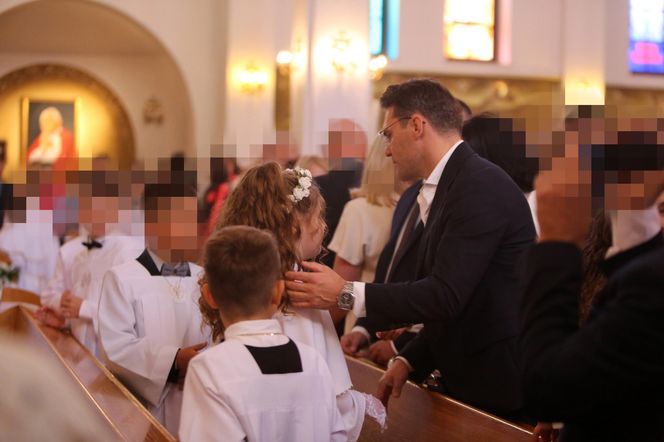 Iwona Węgrowska wyprawiła córce komunię