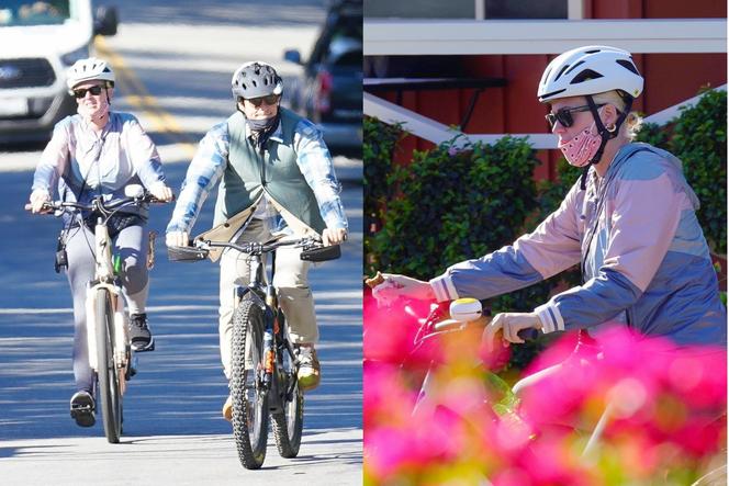 Katy Perry i Orlando Bloom na rowerach