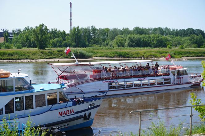 Sandomierz. Bulwary nad Wisłą