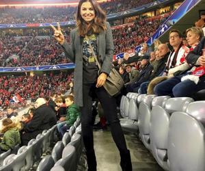 Anna Lewandowska na meczach