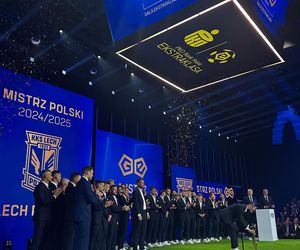 Rafał Mroczek na gali Ekstraklasy