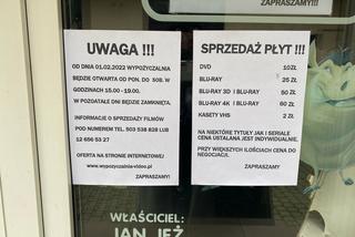  Godziny otwarcia wypożyczalni filmów przy ulicy Kalwaryjskiej 20 w Krakowie