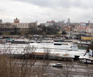 Tak wyglądało miejsce po zlikwidowanym targu przy ul. Ruskiej w Lublinie. Dziś jest tu parking