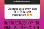 Katarzyna Grabowska na Instagramie o ślubie