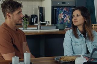 M jak miłość, odcinek 1694. Kasia (Paulina Lasota), Marcin (Mikołaj Roznerski)