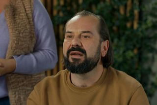 Barwy szczęścia, odcinek 3167. Aldona (Elżbieta Romanowska), Borys (Jakub Wieczorek)