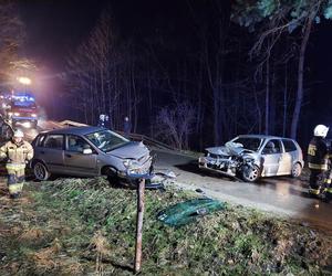 PILNE: Groźny wypadek w Rudzie! Są osoby poszkodowane, droga jest zablokowana