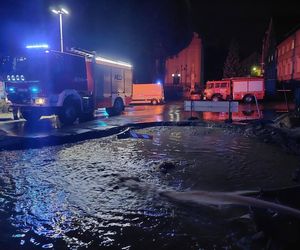 Burza w Pilchowicach. Woda zalała centrum wsi