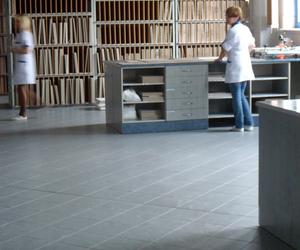 Próbki ceramicznych płytek podłogowych 