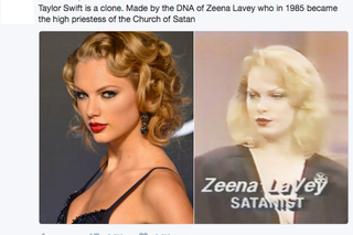 Taylor Swift to klon wyznawczyni Szatana?
