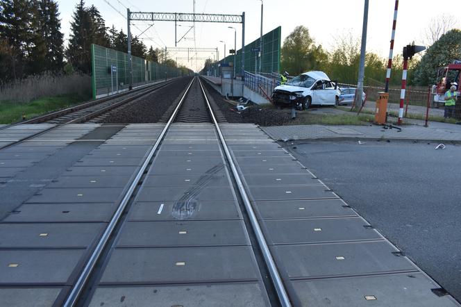 Wypadek na przejeździe kolejowym w Radziwiłłowie