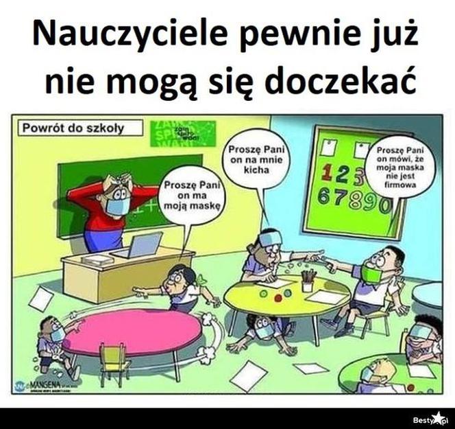 Memy o szkole 2020. Nauka u dobie koronawirusa. Żarty z nowej sytuacji 