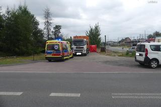 Śmiertelny wypadek w Lublińcu. Ciężarówka przejechała 66-latka