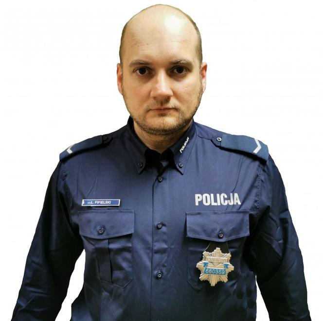 sierżant Łukasz Fifielski (KOMISARIAT POLICJI II W BIAŁYMSTOKU)