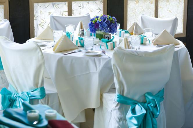 dekoracje ślubne - Tiffany Blue