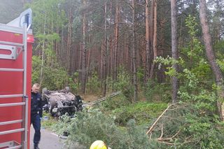 Tragiczny wypadek w Zabielu. Dwie osoby nie żyją