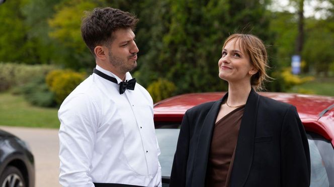 Barwy szczęścia odc. 3245. Ola (Michalina Robakiewicz), Justin (Jasper Sołtysiewicz)