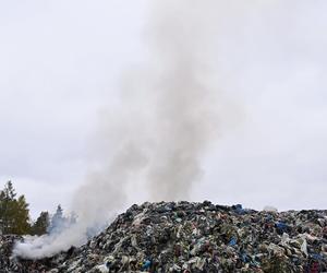 Pożar w Kamieńcu, zdjęcia z akcji strażaków z 1 listopada