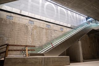 Pierwszy podziemny przystanek tramwajowy w Warszawie (listopad 2025)