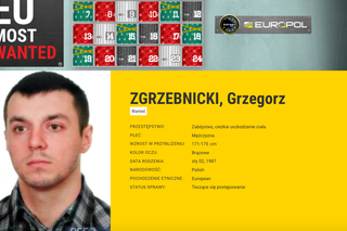 Polak wśród najbardziej niebezpiecznych przestępców Europy! Europol szuka Grzegorz Zgrzebnickiego
