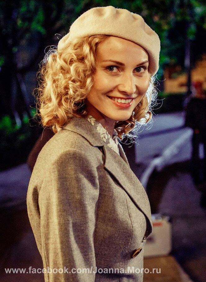 Joanna Moro w Rosji na planie serialu "Talianka"