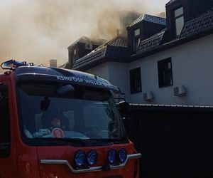 Pożar hotelu Senator w Starachowicach