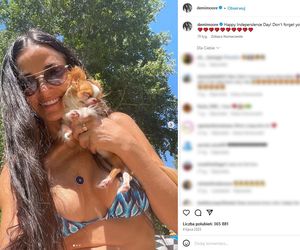 Demi Moore ma 62 lata i pokazała się w bikini! Opadną Wam szczęki